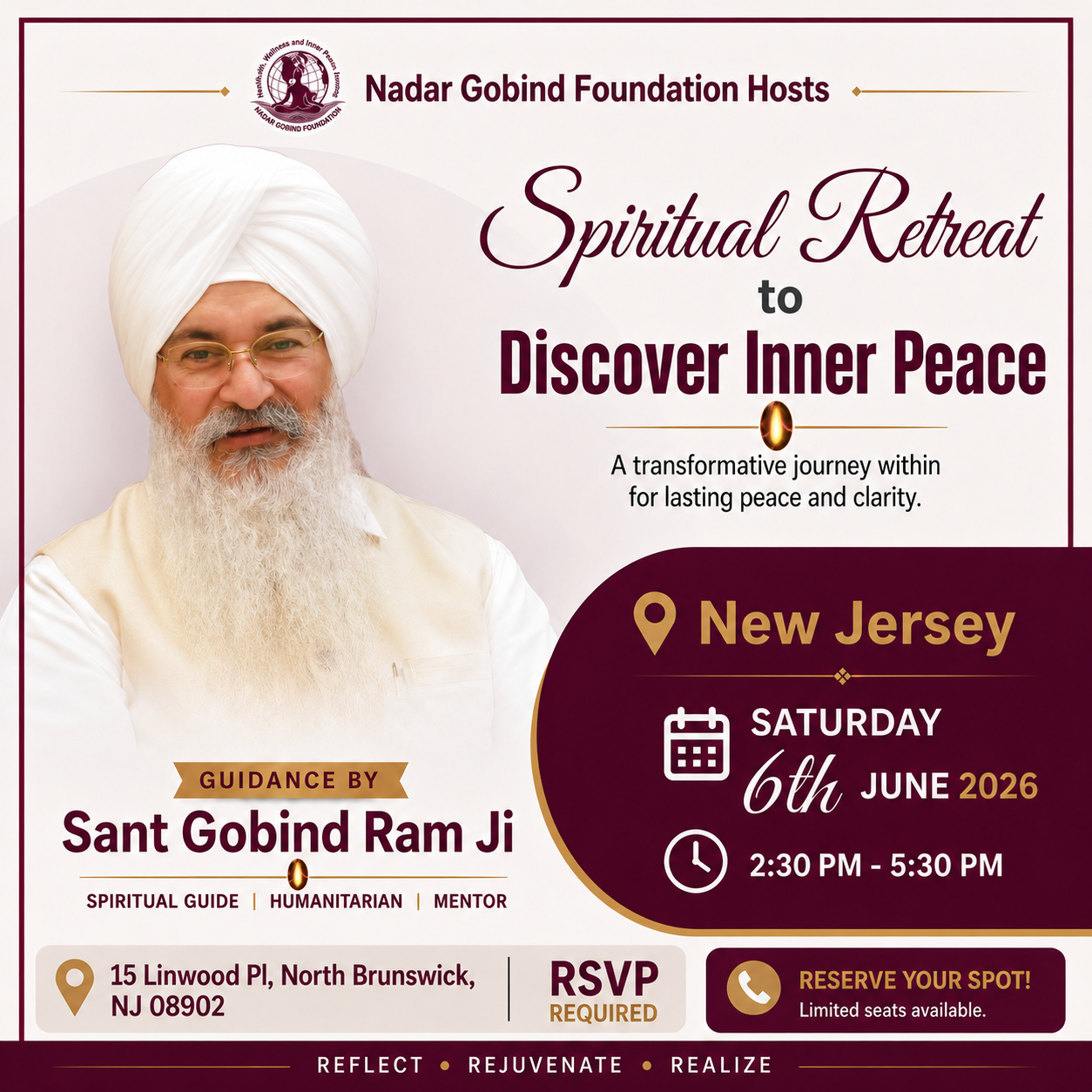 Spirilual Retreat to Discover Inner Peace