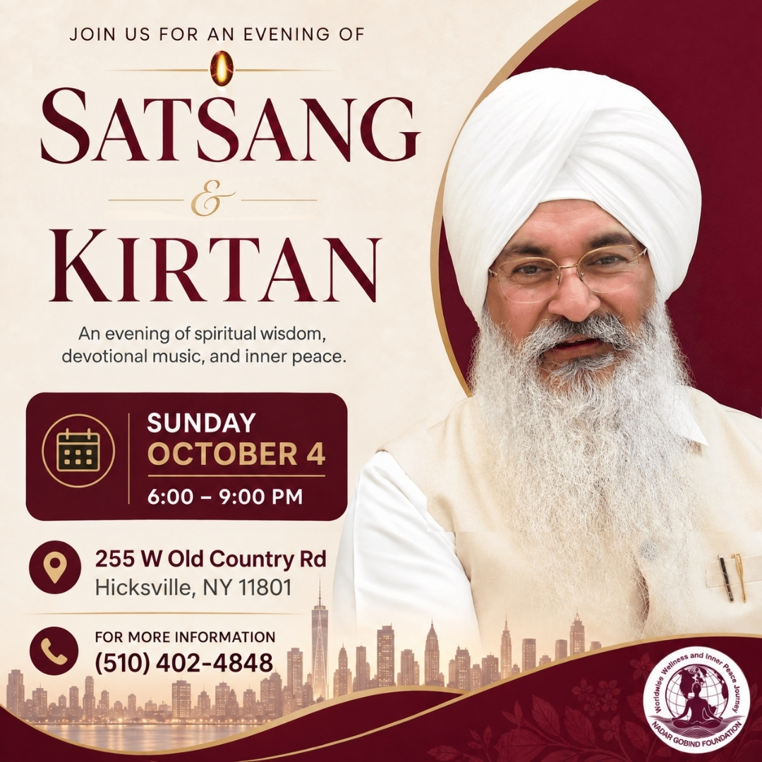 Satsang & Kirtan - An Evening of Spiritual Wisdom 